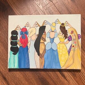 Sorority Princess AOll - Alpha Omicron Pi
Handmade Art Canvas